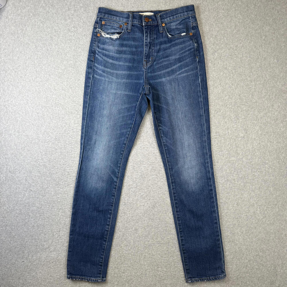 Madewell Women's Size 25 The High Rise Slim Boy Jean Blue